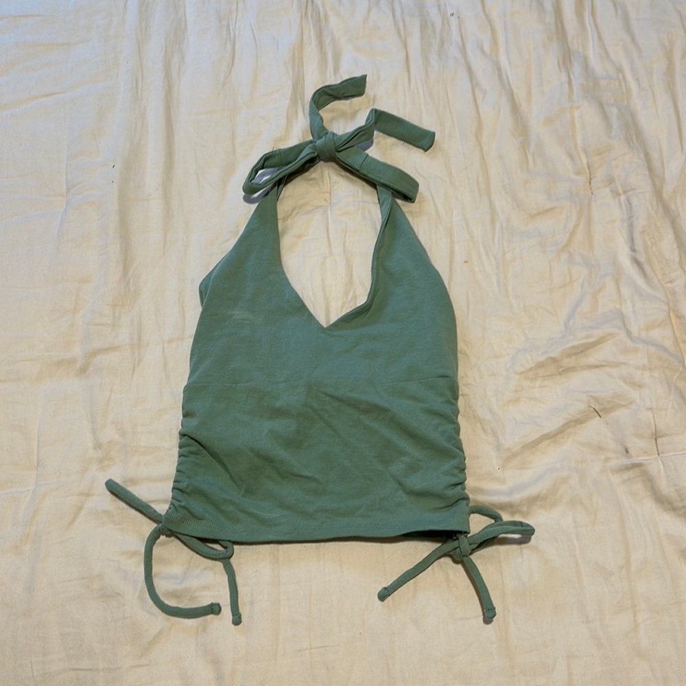 Hollister sinched halter crop top